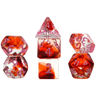 Transparent Dice Set: Nebula Blood - Thirsty Meeples