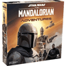 A box of The Mandalorian: Adventures strategy game by Unexpected Games, featuring Mandalorian character artwork on the packaging.