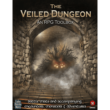 The Veiled Dungeon RPG Toolbox (DAMAGED) - Thirsty Meeples