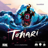 Abstract game Tonari by IDW Games featuring colorful geometric shapes on a clean, modern game board.