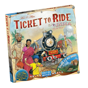 Ticket to Ride Map Collection 2: India & Switzerland - Thirsty Meeples