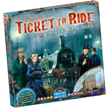 Ticket to Ride Map Collection 5: United Kingdom & Pennsylvania - Thirsty Meeples