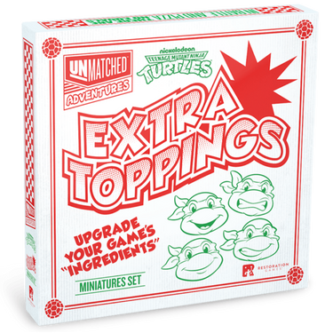 Unmatched Adventures: Teenage Mutant Ninja Turtles - Extra Toppings Miniatures Pack (PRE-ORDER) - Thirsty Meeples