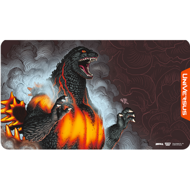 UniVersus CCG: Godzilla - Reign of Kaiju Playmat (Burning Godzilla) (PRE-ORDER) - Thirsty Meeples