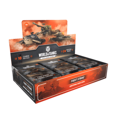 World of Tanks: The Card Game - First Strike Booster Box (24 Packs) - Thirsty Meeples