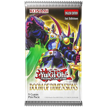 Yu-Gi-Oh! Doom of Dimensions Booster Pack - Thirsty Meeples