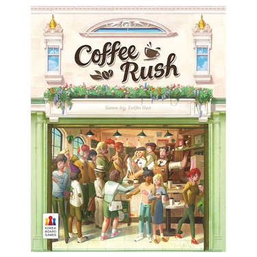 Coffee Rush board game front cover