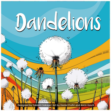 Dandelions board game front cover