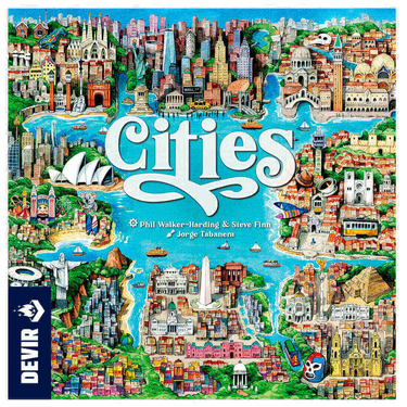 Cities board game – box front