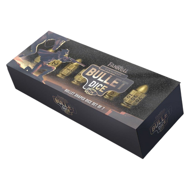 FanRoll Resin Bullet Poly Dice Set: Gunslinger