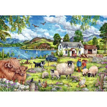 Country Farm jigsaw puzzle artwork