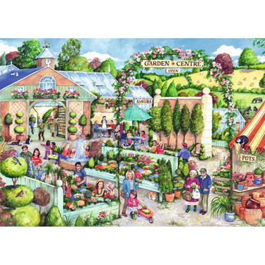 Garden Centre in Bloom jigsaw puzzle artwork