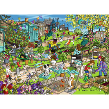 Seaside Allotment jigsaw puzzle artwork