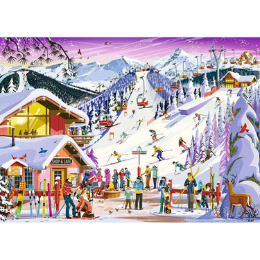 Slopeside Spirit jigsaw puzzle artwork