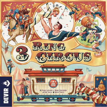 3 Ring Circus board game box cover
