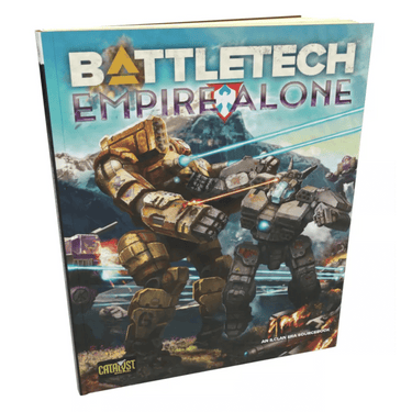 BattleTech Empire Alone sourcebook for war games, featuring detailed maps and illustrations of the ilClan Era by Catalyst Game Labs.