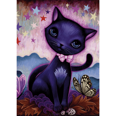 Jeremiah Ketner: Black Kitty (1000 Pieces) - Thirsty Meeples