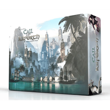 Call of Kilforth fantasy quest game box by Hall or Nothing Productions featuring vibrant fantasy artwork and game components.