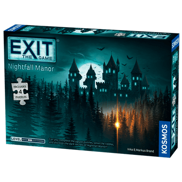 EXIT: Nightfall Manor (with Jigsaw Puzzles) - Thirsty Meeples