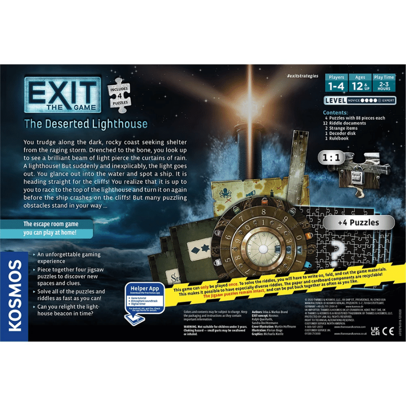 EXIT: The Deserted Lighthouse (with Jigsaw Puzzles)