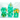 Galaxy Dice Set: Emerald Yellow - Thirsty Meeples