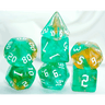 Galaxy Dice Set: Emerald Yellow - Thirsty Meeples