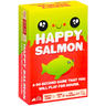 Happy Salmon party game by Exploding Kittens, featuring colorful cards with fun salmon illustrations for group play.