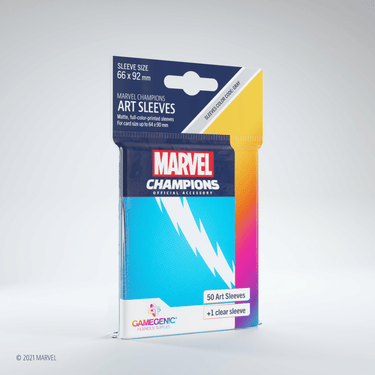 Marvel Champions Art Sleeves: Quicksilver - Thirsty Meeples