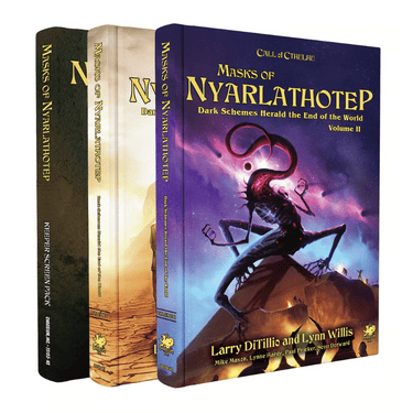 Call of Cthulhu RPG: Masks of Nyarlathotep (Slip Case Edition) - Thirsty Meeples