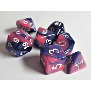 Pink Galaxy Dice Set - Thirsty Meeples