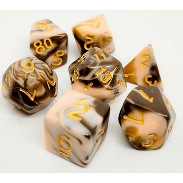 Candysweet Dice Set: Cappuccino - Thirsty Meeples
