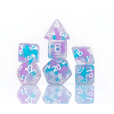 Cotton Candy Glowworm Dice Set - Thirsty Meeples