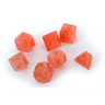 Frost Zombie dice set from Dice 4 Friends featuring icy, undead-themed polyhedral dice for tabletop RPG games.
