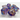 Violet Sulphur Confetti Dice Set by Dice 4 Friends, colorful polyhedral RPG dice for tabletop gaming.