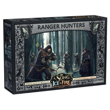 War game miniatures of Ranger Hunters from A Song of Ice & Fire by CMON Limited, featuring detailed figures for tabletop gameplay