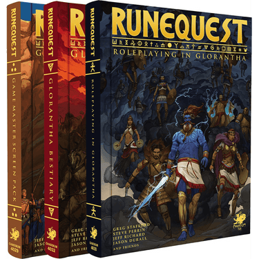 RuneQuest: Roleplaying in Glorantha - Deluxe Slipcase Set - Thirsty Meeples