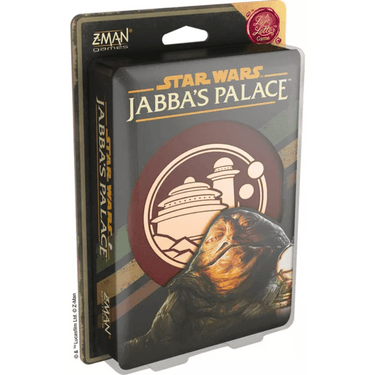 Star Wars Jabba's Palace Love Letter game by Z-Man Games, featuring game components and artwork from the family card game.