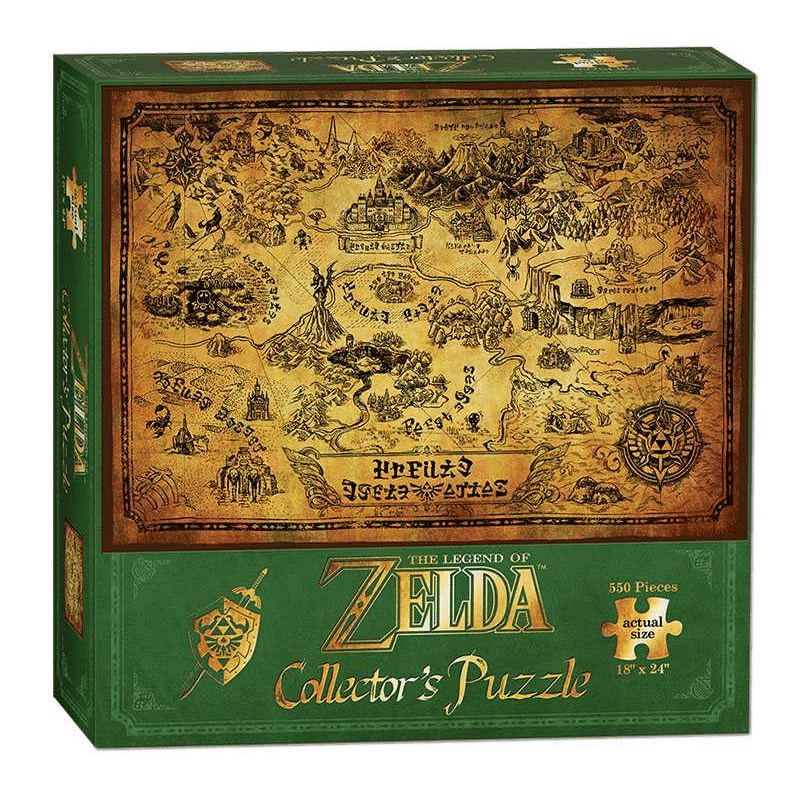 The Legend of Zelda: Hyrule Map Collector’s Puzzle (550 Pieces)