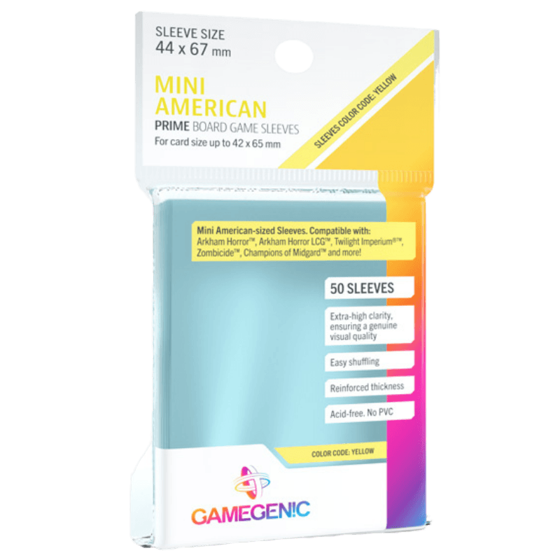 Prime Board Game Sleeves: Mini American – Thirsty Meeples