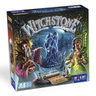 HUCH! Witchstone strategy game box featuring colorful artwork with game pieces and a game board for immersive gameplay.