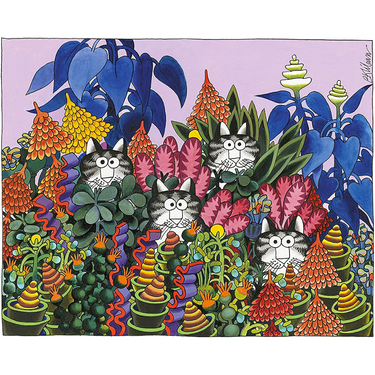 B.Kliban: JungleCats