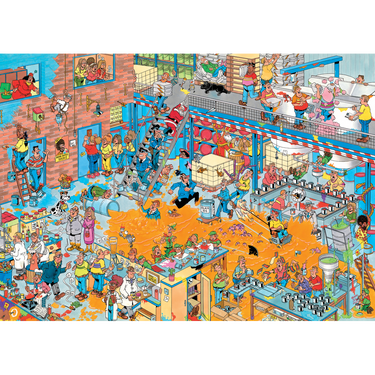 A Splash of Colour Jan van Haasteren jigsaw puzzle artwork