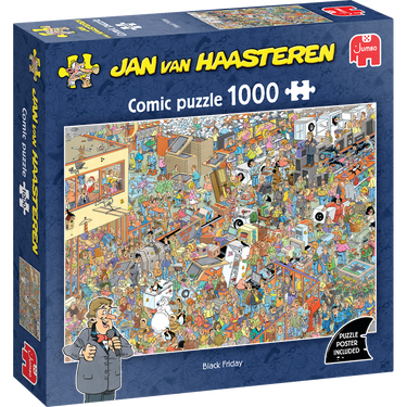 Black Friday Jan van Haasteren jigsaw puzzle box