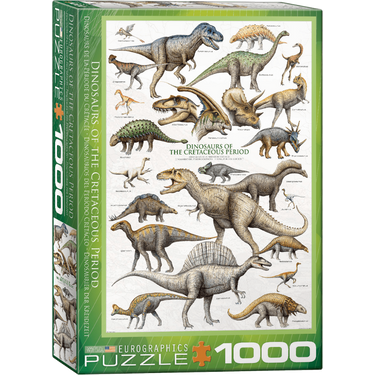 Dinosaurs of the Cretaceous Period jigsaw puzzle box