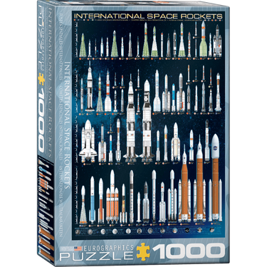 International Space Rockets jigsaw puzzle box