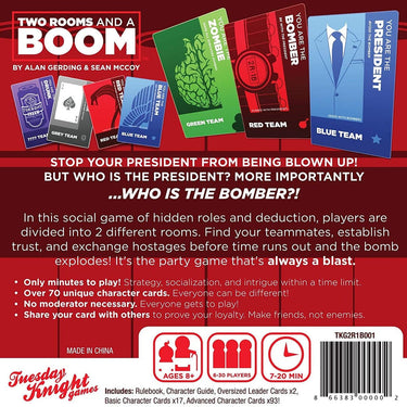 Two Rooms And A Boom - Thirsty Meeples