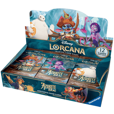 Disney Lorcana TCG: Azurite Sea Booster Box (24 Packs)
