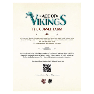 Age of Vikings RPG: The Cursed Farm - Thirsty Meeples