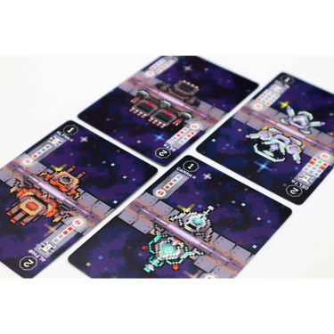 Family game box for Aliens Attack! by Matagot, featuring colorful alien and spaceship illustrations on the front.