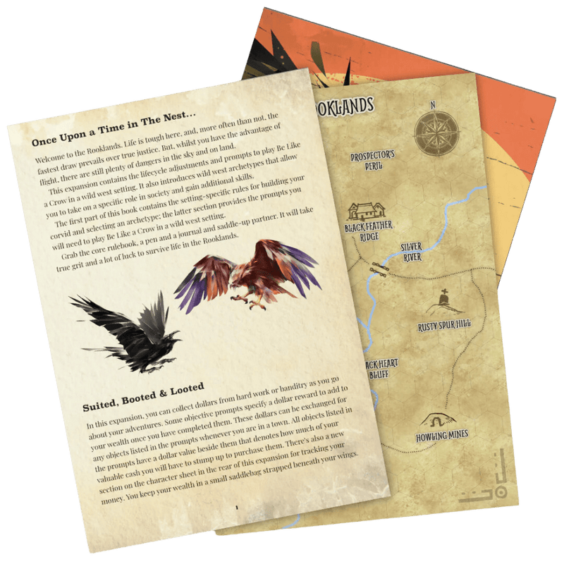 A Fistful of Feathers: A Wild West Setting for Be Like a Crow
